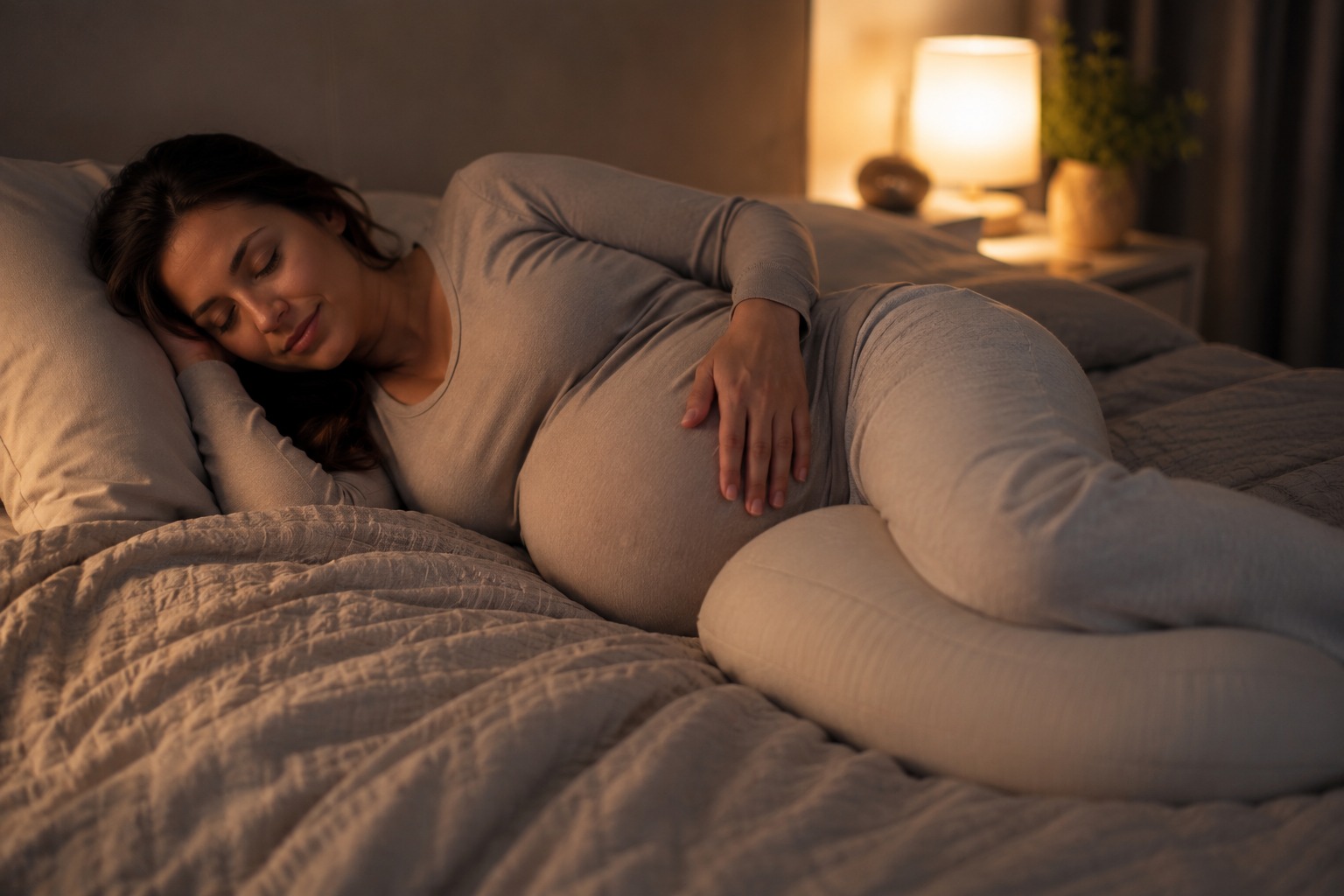 Struggling to get comfortable at night? A few things that help:

-Pillow between the knees (or a full-length pregnancy pillow)
-Slightly cooler room than you'd usually pick
-Cutting off screens/caffeine a bit earlier
- A wind-down routine, even a short one

If sleep issues are more than just "uncomfortable", snoring, restless legs, real insomnia, that's worth mentioning at your next appointment.

#pregnancysleep #pregnancytips #midwifeadvice #thirdtrimester